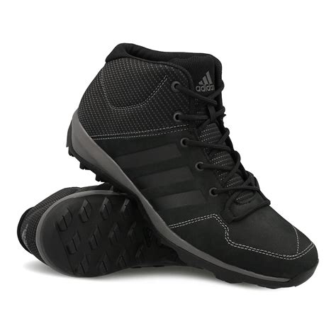 adidas daroga  mid lea  czarny meskie buty outdoor  style