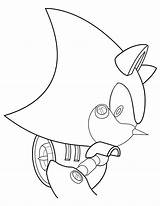 Sonic Metal Coloring Pages Deviantart Template sketch template