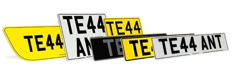 number plate printing tennants uk