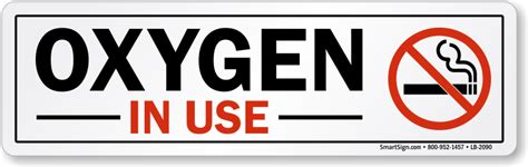 oxygen   signage diagnosis information  general questions