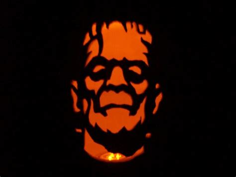 Frankenstein Pumpkin Carving Scary Halloween Pumpkins Pumpkin