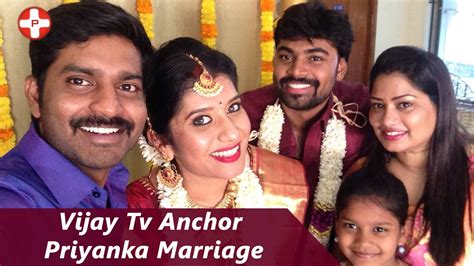 Vijay Tv Anchor Priyanka Marriage Praveen Super Singer