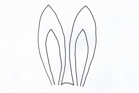 bunny ear pattern printable diy paper bunny ears printable easter