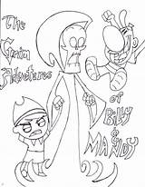 Mandy Billy Grim Adventures Coloring Pages Search Again Bar Case Looking Don Print Use Find sketch template