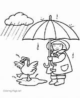 Coloring Pages Puddle Birds Rain Bird Printable Rainy Puddles Children Kids Playing Girl Sheets Duck Designlooter Color Popular Coloringhome Visit sketch template