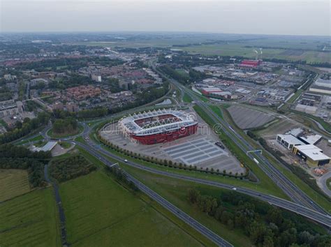 alkmaar   september   netherlands  afas stadium dutch football stadium home