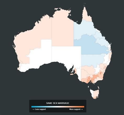 How Australians Think About Same Sex Marriage Mapped Abc News