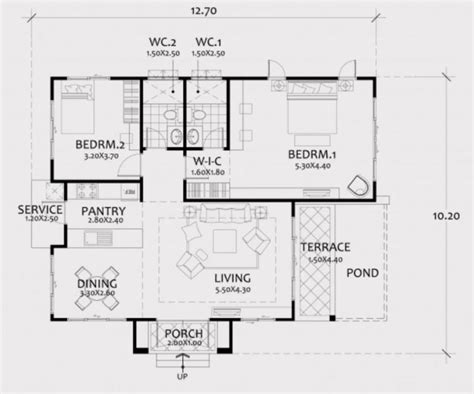 modern  bedroom bungalow  terrace  pool pinoy house plans