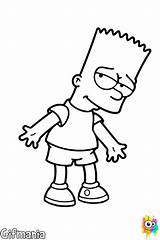 Bart Simpsons Homero Siluetas Simson Lapiz Homer sketch template