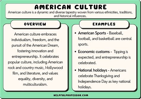 american culture examples