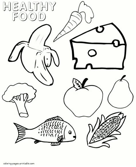 picnic food coloring pages  getcoloringscom  printable
