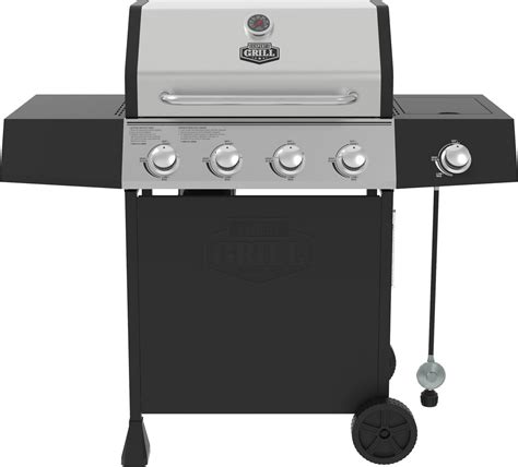 expert grill  burnerside burner gas grill  stainless steel lid
