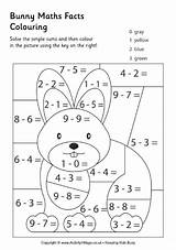 Bunny Ks2 Activityvillage Worksheet Subtraction Wielkanocne Zabawy Dzieci Multiplication Rechnen 1st Liczenie sketch template