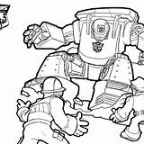 Transformers Bots Heatwave sketch template