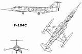 104 Starfighter Blueprint Lockheed F104 Drawingdatabase sketch template