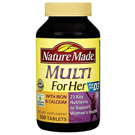 nature  multi vitamins    iron  calcium   key