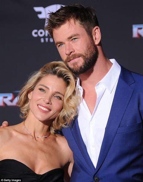 Chris Hemsworth On Filming A Love Scene With His Wife Daily Mail Online