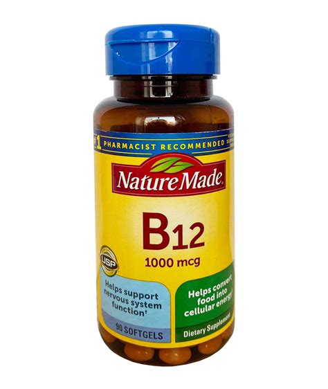 Viên Uống Bổ Sung Vitamin B12 Nature Made 1000 Mcg Của Mỹ [miễn Phí