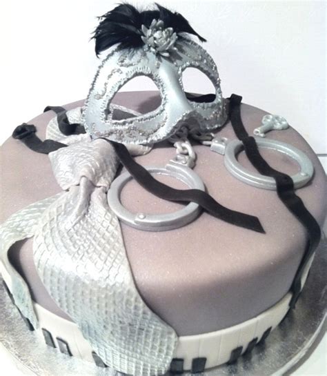 Fifty Shades Of Grey Birthday Cake