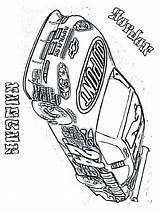 Coloring Pages Dale Busch Kyle Earnhardt Getcolorings Nascar sketch template
