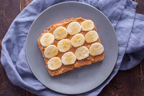 peanut butter banana toast recipe foodcom