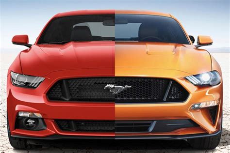 ford mustang   mustang  side  side comparison carbuzz