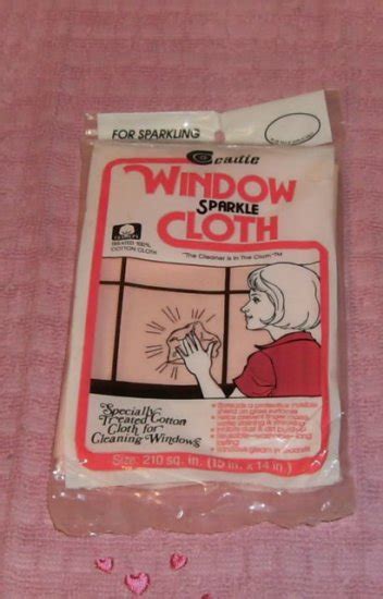 cadie window washing cloth new no pkg sparkling window