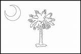 Carolina South Flag Coloring State Drawing Jpeg Gif Flags Flagsweb sketch template