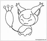 Skitty Pages Pokemon Coloring Color sketch template