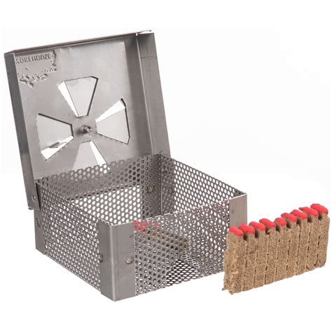 smokehouse stainless steel smoker box  draft control save