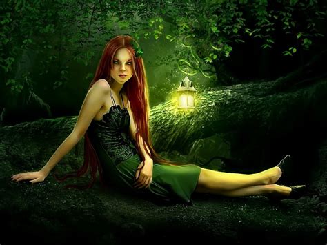 forest girl wallpaper and background image 1600x1200