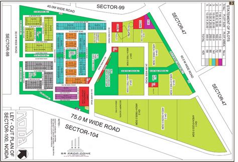 layout plan  noida sector  hd map industry seller