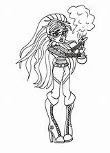 Ghoulia sketch template