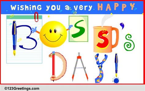 happy bosss day  happy bosss day ecards greeting cards