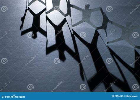 paper chain people stock image image  conceptual industry