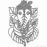 Arrietty Ganesha sketch template