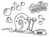 Gary Coloring Pages Snail Bubbles Drawing Spongebob Outline Bubble Color Printable Getcolorings Getdrawings Soap Paintingvalley sketch template