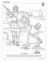 Coloring Pages David Goliath Lds Bible Preschool Color Kids Sunday God Made Jonathan Missionary Print Characters School Thankful Being Special sketch template