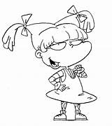 Rugrats Angelica Pickles Wonder Tommy Activity sketch template