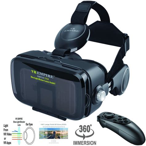 Vr Headset Virtual Reality Headset 3d Glasses With 120°fov Anti Blue