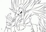 Goku Saiyan Mewarnai Ssj Ssj5 Bola Drac Imagui Antigo Fase Sayajin Acolorear Coloringhome Gohan Pemandangan Getcolorings Insertion sketch template