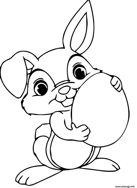 coloriage  imprimer animaux lapin unique coloriage dessin de lapin maternelle dessin