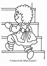 Coloring Raggedy Ann Pages Comments sketch template