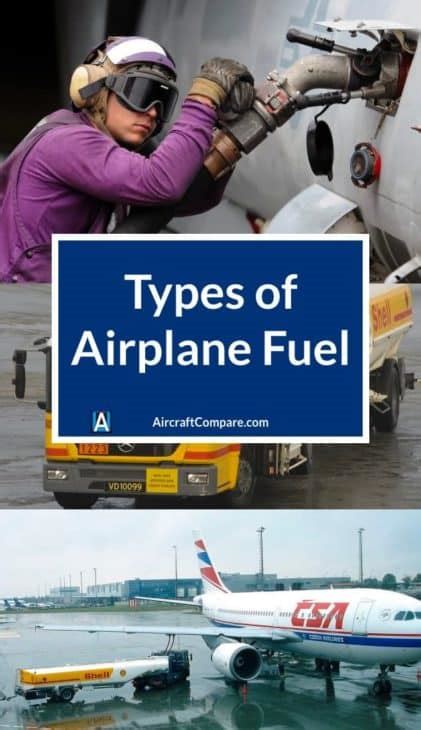 Types Of Airplane Fuel Used Today Commercial Military Private