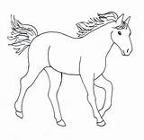 Coloring Horse Pages Template Printable Color Outline Horses Kids Printables Templates Colouring Drawing Simple Clipart Print Cartoon Animal Sheet Trace sketch template