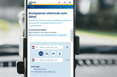 anwb routeplanner voor elektrische autos elektrischeautovakantiesnl