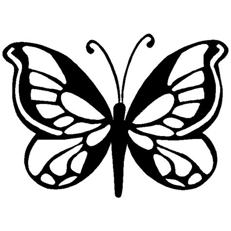 butterfly stencils clipart