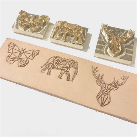 custom leather stamp  leather embossing leather stamping lw