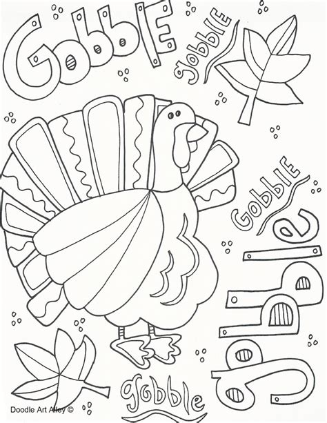 thanksgiving coloring pages