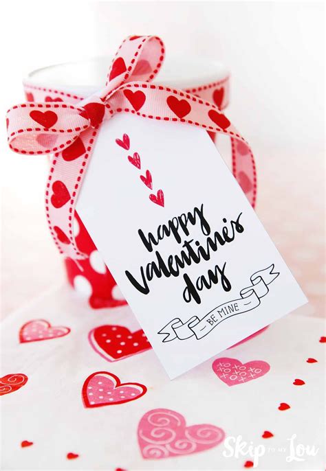 printable gift tags valentine  printable